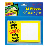12 Ct. Sale Price Sign (Set of 24)