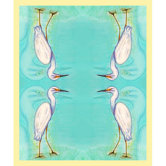 Snowy Egret Throw