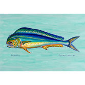 Coastal  Dolphin Fish Door Mat
