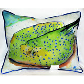 Coastal Stingray Indoor / Outdoor Pillow