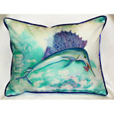 Coastal Sailfish Indoor / Outdoor Pillow