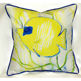 Coastal Yellow Tang Indoor / Outdoor Pillow