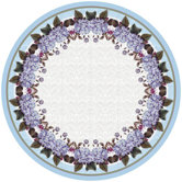 Hydrangea Round Tablecloth