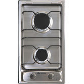 12" Gas 2 Burner Cooktop