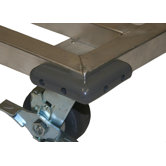 Optional Corner Bumper for Mobile Dunnage Racks