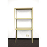 Industrial Three Shelf Retractable Shelving Unit