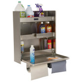 Double Cabinet 3 Shelf Gallon Organizer