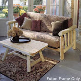Log Futon Frame
