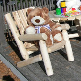 Junior Adirondack  Log Chair