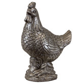 Resin Hen Statue