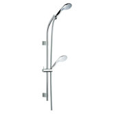Sliding Rails Round Hand Held Shower