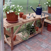 5' Greenhouse Cedar Potting Table