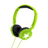 Bright Green Stereo Headphones