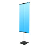 90" Vertical Double-Sided Banner Stand