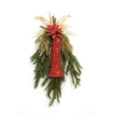 Pine Swag and Gold Cypress Spray
