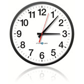 13-Inch Wireless Synchonized Clock Battery Operated