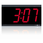 4" 4 Digit LED 120V Wireless Clock