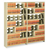 Snap-Together Open Shelving 6-Shelf Closed Add-On