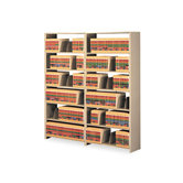 Snap-Together Open Shelving 6-Shelf Closed Add-On, 48" Wide