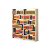 Snap-Together Open Shelving Steel 7-Shelf Closed Starter Set
