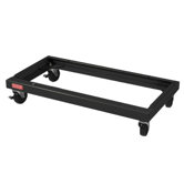 Caster Kit, For Storage Cabients, 18"D, Black