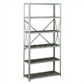 Q Line Box-Formed Shelf Kit, 6 Shelves