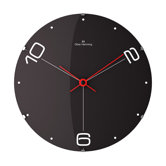 Domed Glass Wall Clock