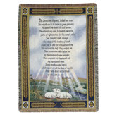 23rd Psalm Tapestry Throw