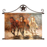 Hoof Beats and Heartbeats Canvas Art