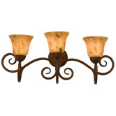Stratford Three Light Bath Vanity in Tuscan Sun