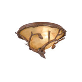 Ponderosa Outdoor Two Light Flush Mount