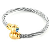 Crystal Cable Cuff Bracelet