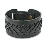 Laced Leather Strap Bracelet