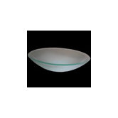 Oval Vessel Sink in Frosted