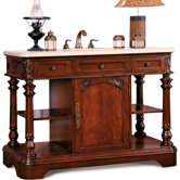 Windsor Sink Chest in Deep Mahogany