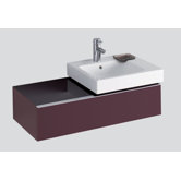 3D 89cm Vanity Unit with Shelf Space