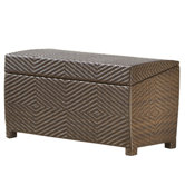 Outdoor Wicker Storage Chest