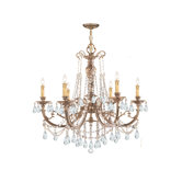Olde World 6 Light Candle Chandelier