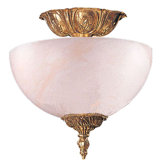 Elegance 2 Light Semi Flush Mount