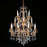 Olde World 16 Light Candle Chandelier