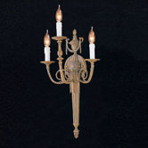 Baroque  Candle Wall Sconce