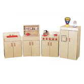 4 Piece Classic Appliances Set with Two Counters