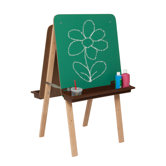 Natural Environment Tot Easel with Brown Tray