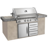 Prestige Built-in Grill with Rear Burner
