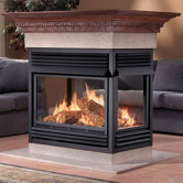 Island Vent Free Gas Fireplace