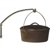 Country Crane and Hearth Pot