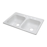 Deluxe 7.5" x 33" Kitchen Sink