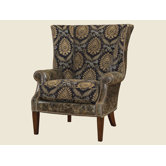Marissa Leather Wing Chair
