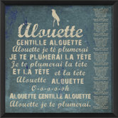 Alouette Framed Art
