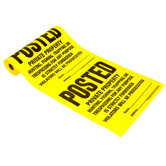 100 Count Posted Sign Roll